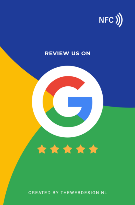 Google Review NFC Kaart