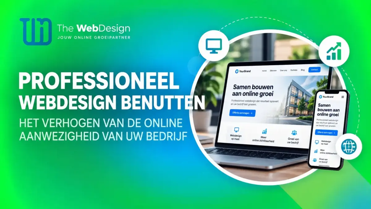 professioneel webdesign online aanwezigheid bedrijf nederland