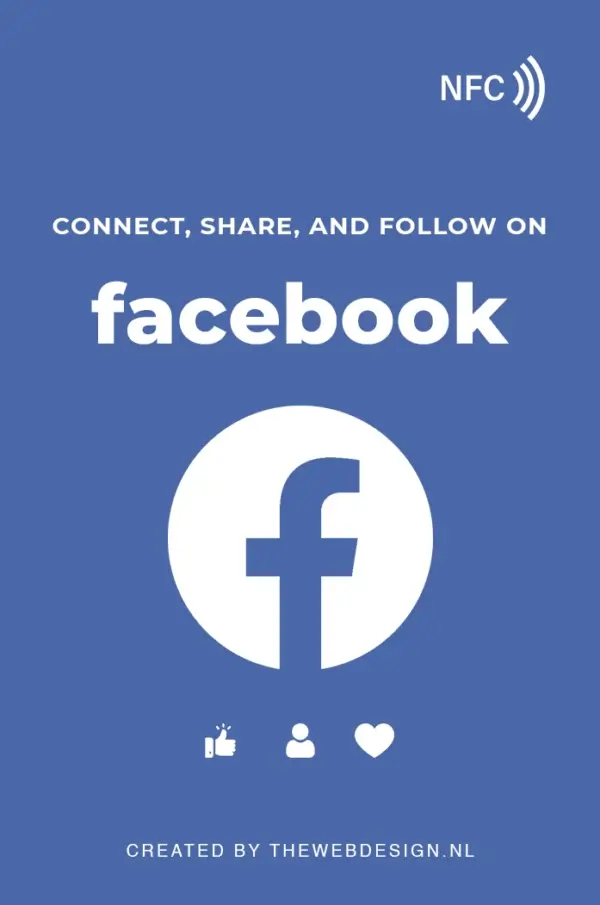 Facebook NFC Card Facebook NFC Card