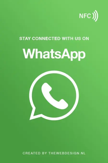 Whatsapp NFC Card Whatsapp NFC Card