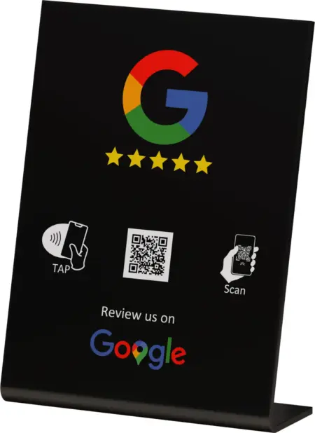 Google Reviews NFC Table Stand /Display Google Reviews NFC Table Stand /Display