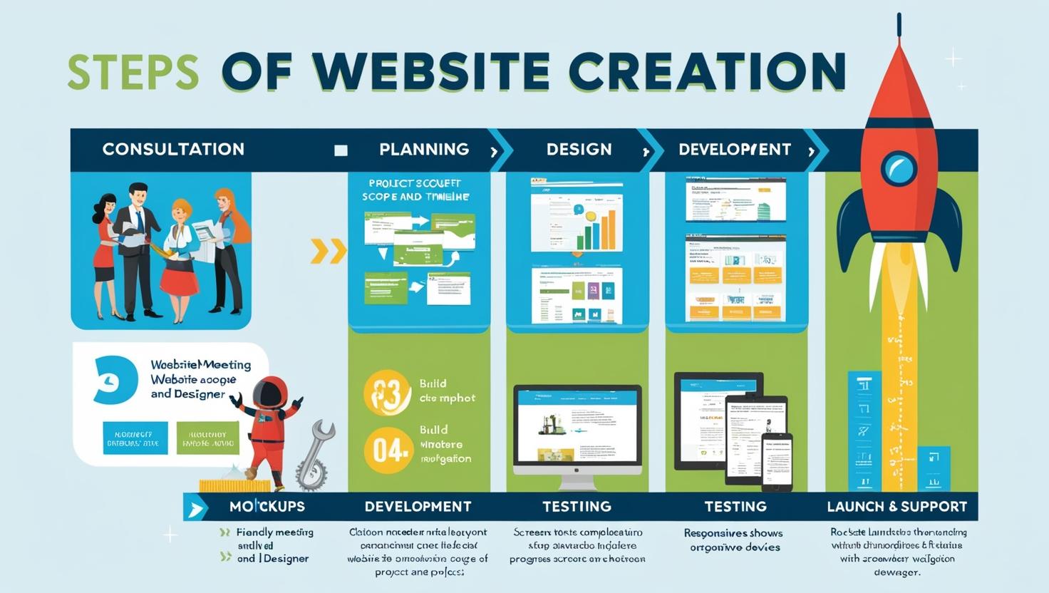 Steps Of Website Creation