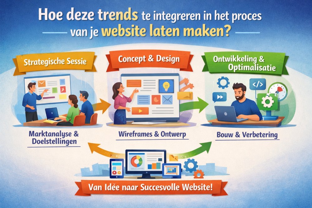 Proces Van Het Laten Maken Van Je Website