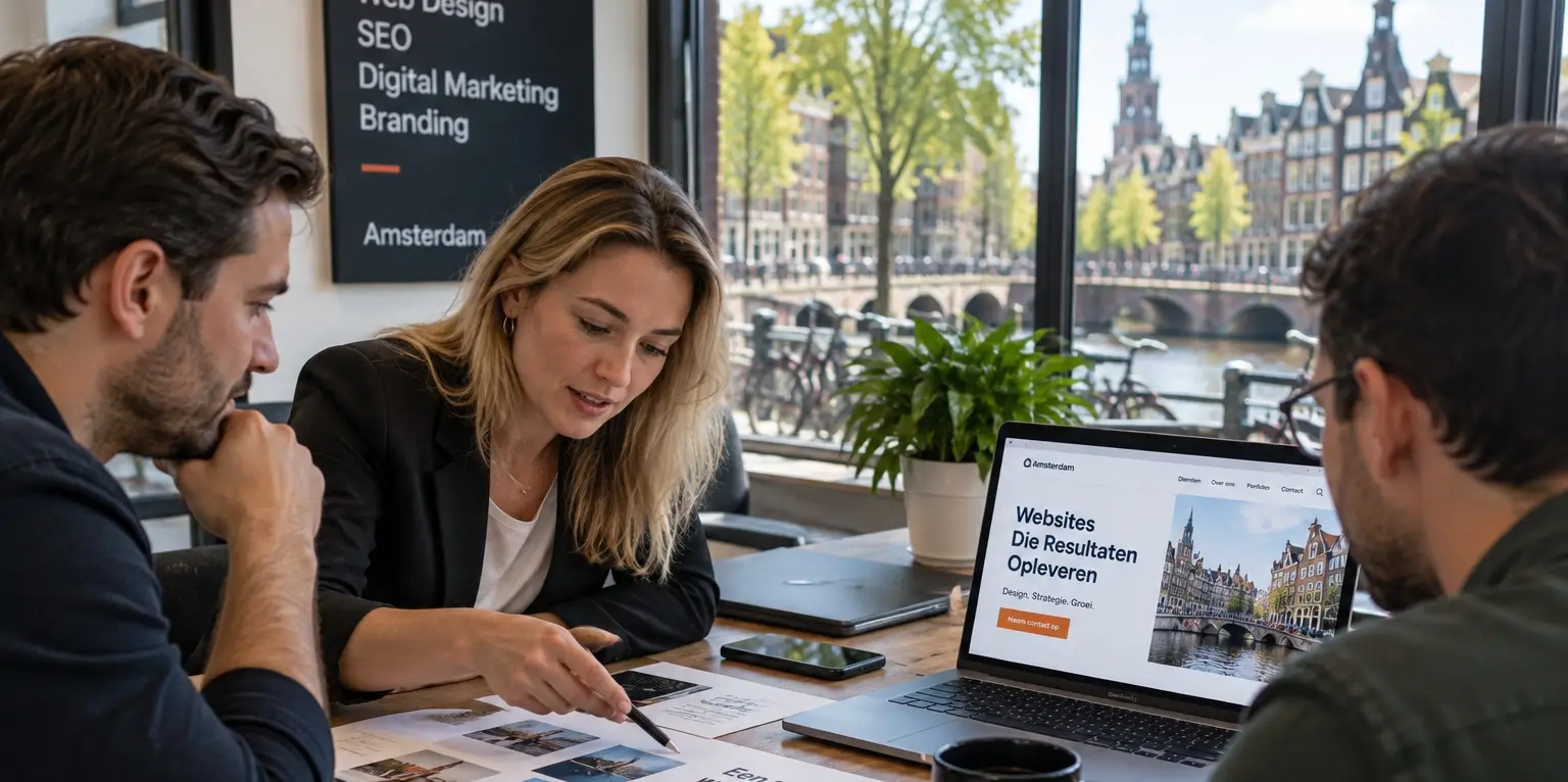 Amsterdam Webdesign Identiteit Vertrouwen Ux