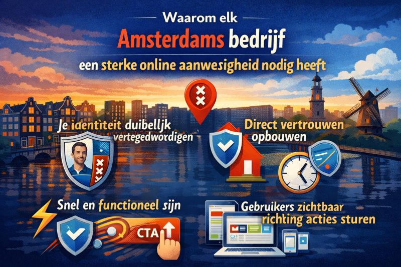 Amsterdams Bedrijf Een Sterke Online Aanwezigheid Nodig Heeft