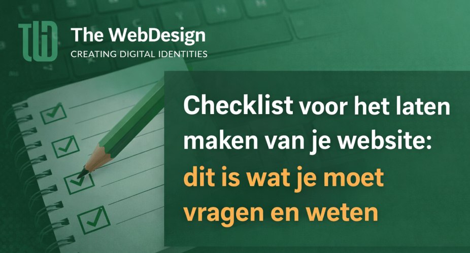 checklist for having your website created