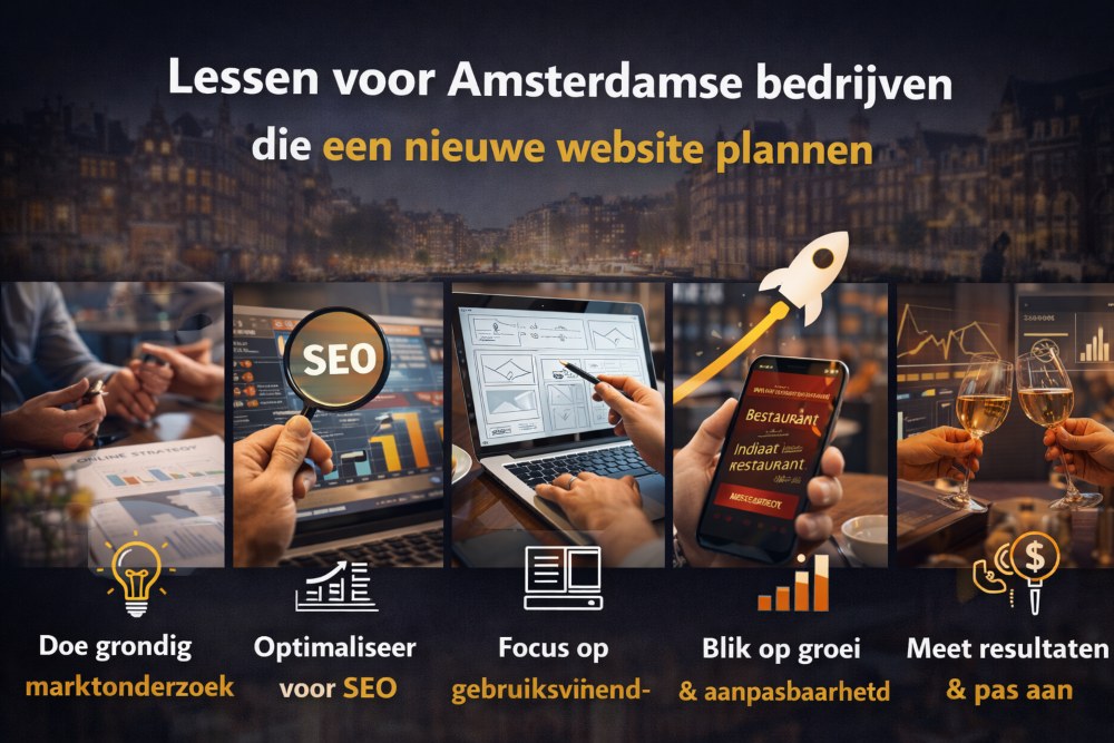 Lessen Voor Amsterdamse Bedrijven Die Een Nieuwe Website Plannen