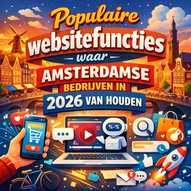Populaire Websitefuncties Waar Amsterdamse Bedrijven In 2026 Van Houden