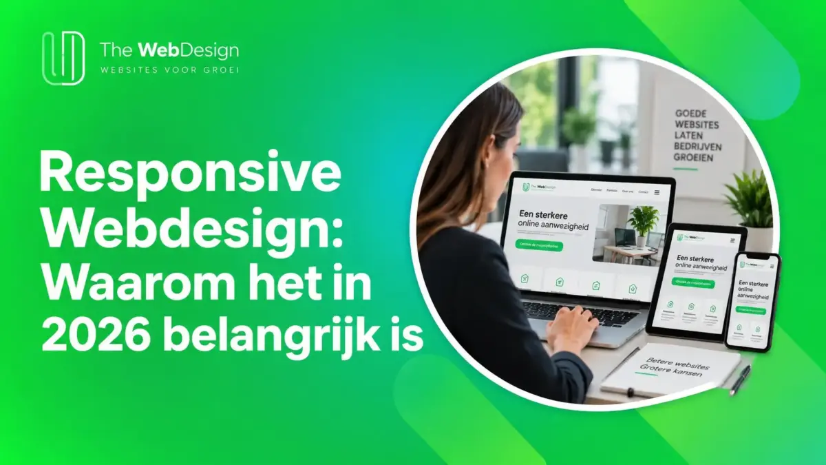 responsive webdesign waarom het in 2026 belangrijk is