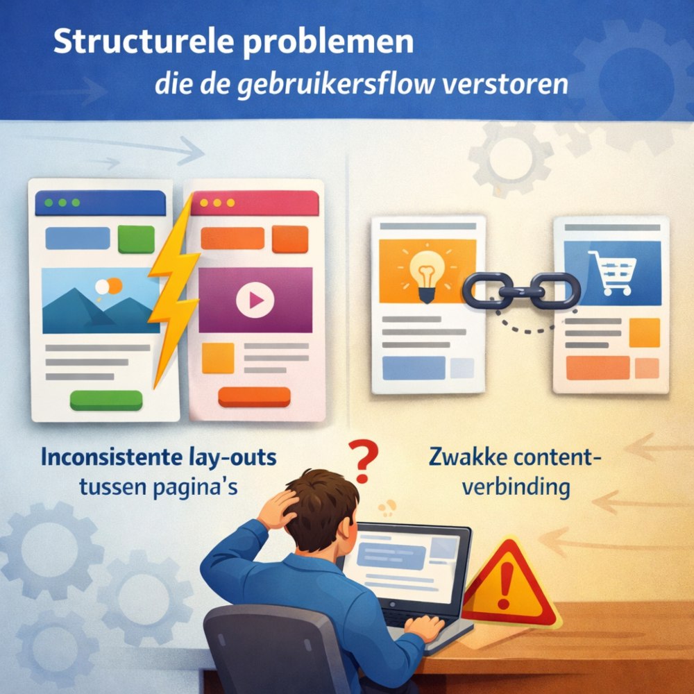 Structurele Problemen Die De Gebruikersflow Verstoren