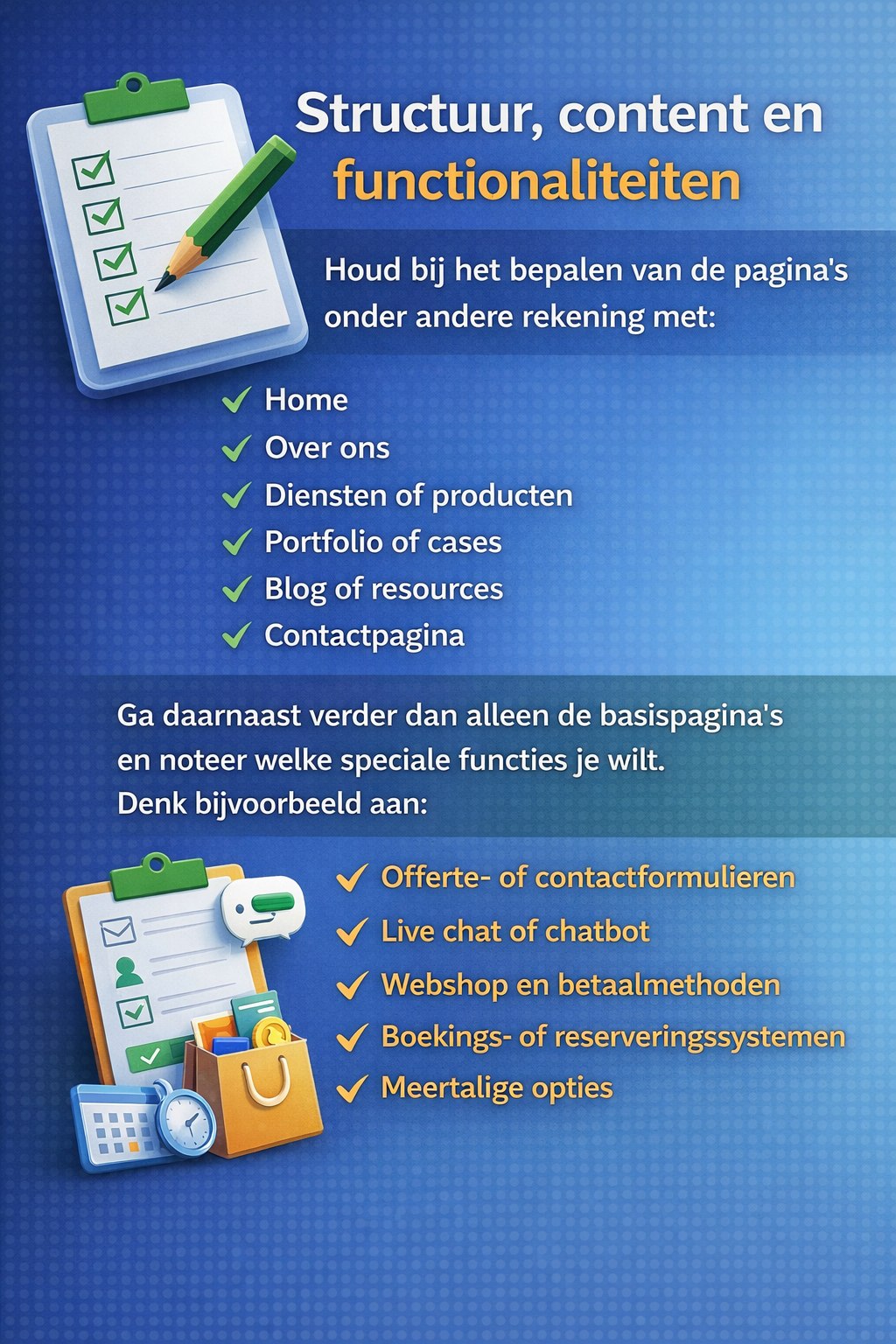 Structuur Content En Functionaliteiten
