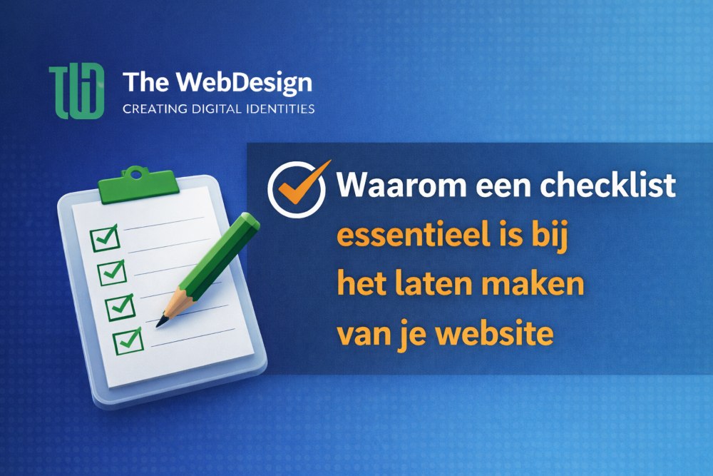 Waarom Een Checklist Essentieel Is Bij Het Laten Maken Van Je Website