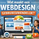 Wat maakt een webdesign gebruiksvriendelijk? Wat maakt een webdesign gebruiksvriendelijk?
