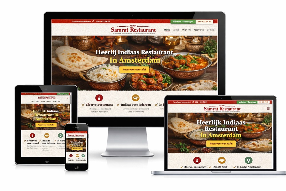 Professionele Restaurantwebsite
