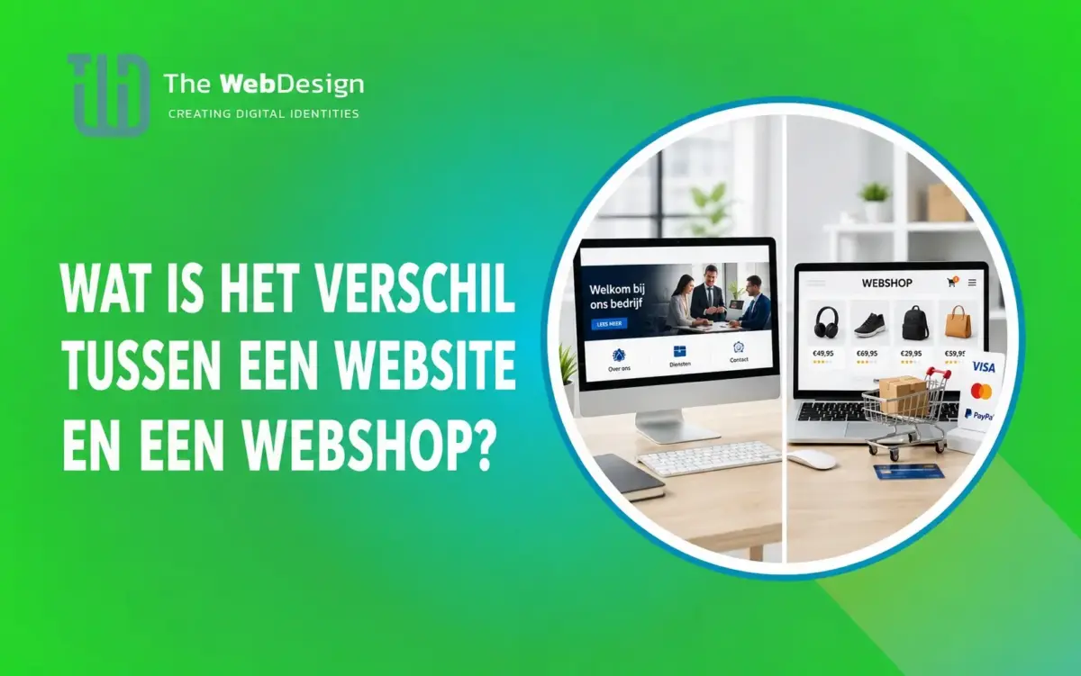 website versus webshop