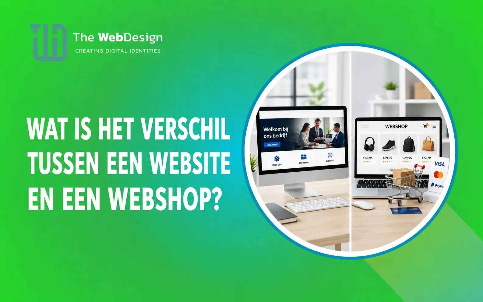 website versus webshop