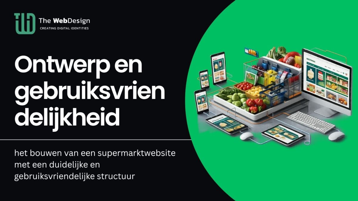 ontwerp gebruiksvriendelijkheid supermarktwebsite duidelijke structuur