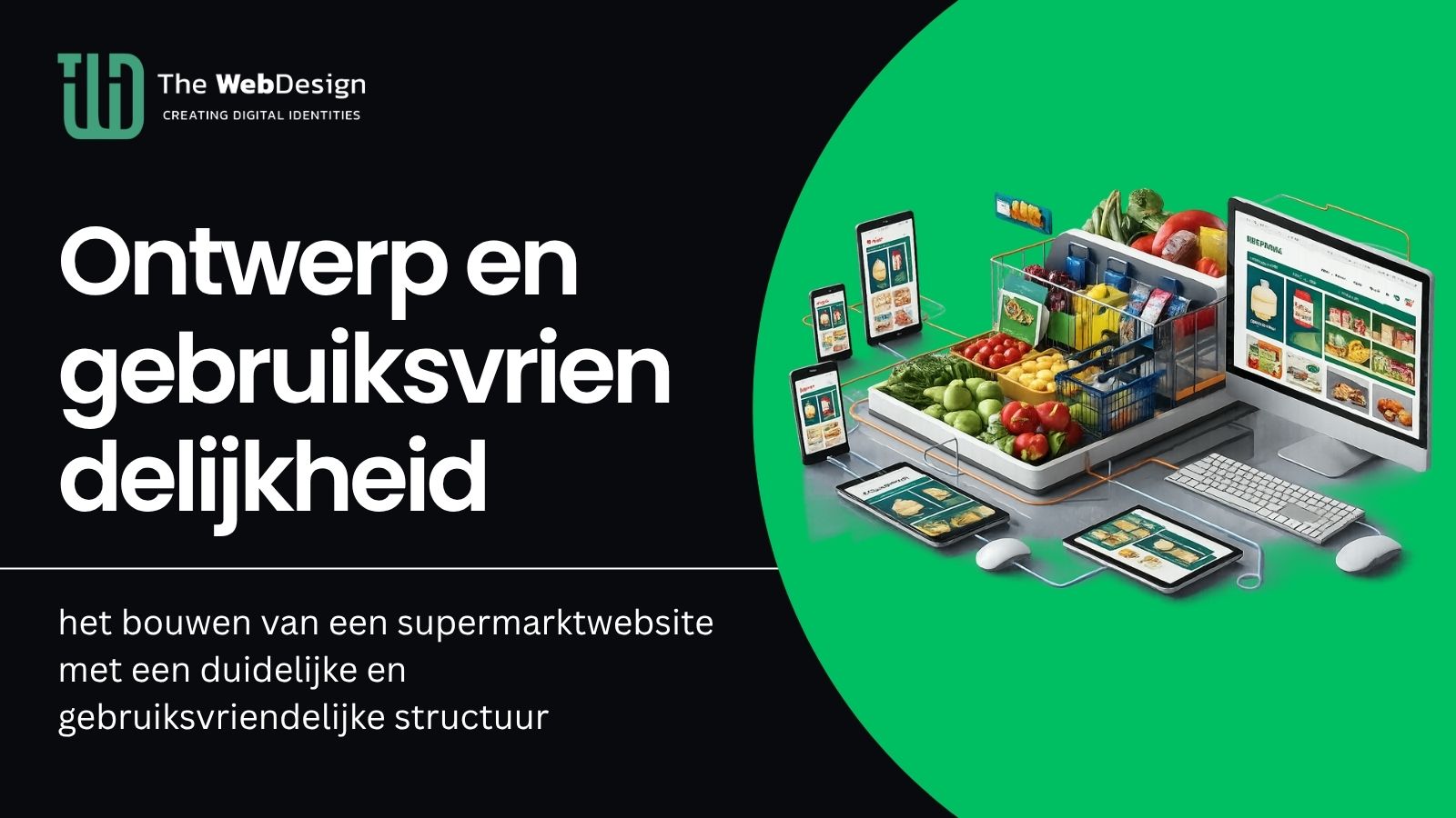 ontwerp gebruiksvriendelijkheid supermarktwebsite duidelijke structuur