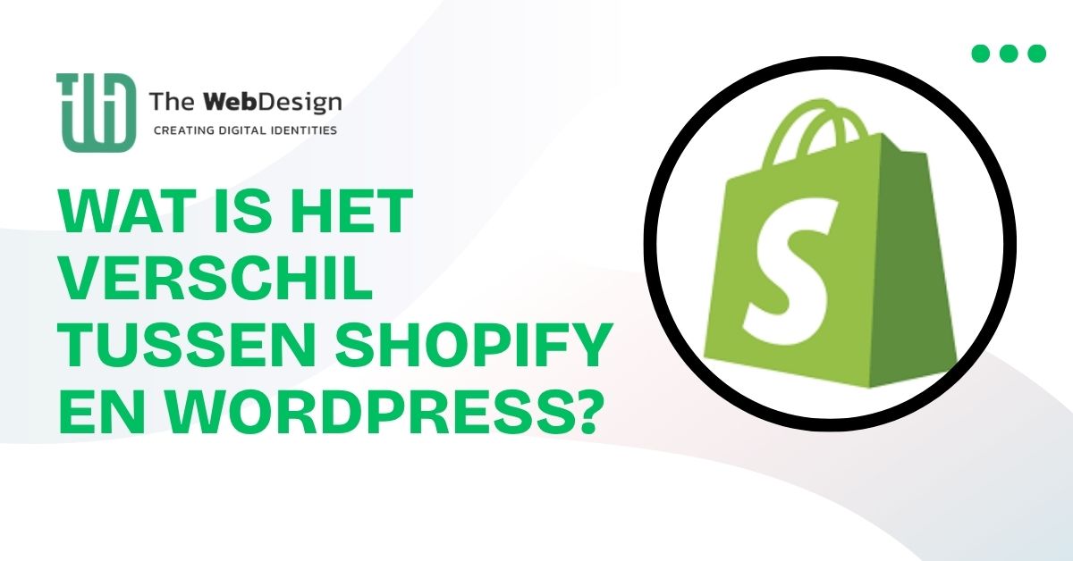 wat is het verschil tussen shopify en wordpress