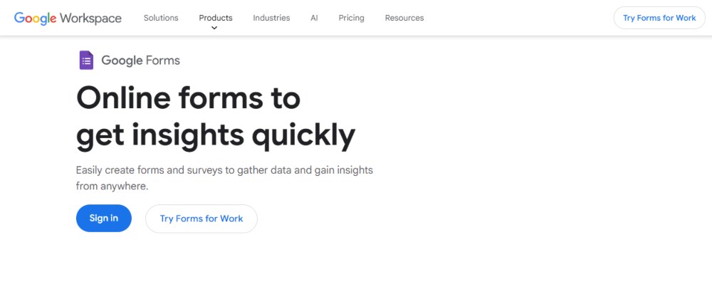 Google Forms