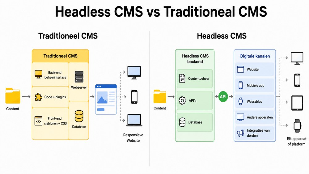 Headless Cms Versus Traditioneel Cms Een Directe Vergelijking