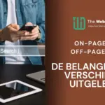 On-page vs off-page SEO: de belangrijkste verschillen uitgelegd