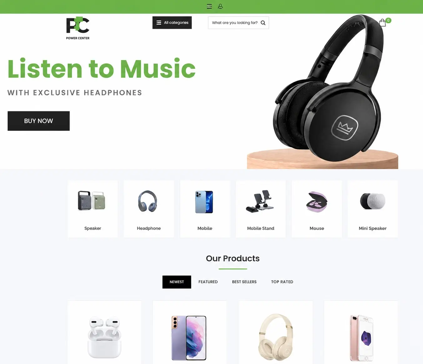 E Commerce Website The Power Chase